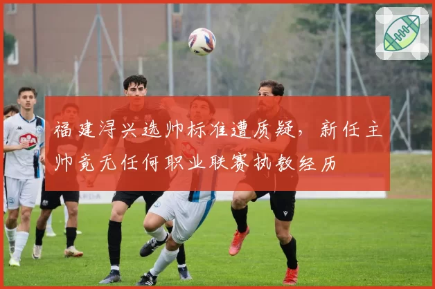 福建浔兴选帅标准遭质疑,新任主帅竟无任何职业联赛执教经历